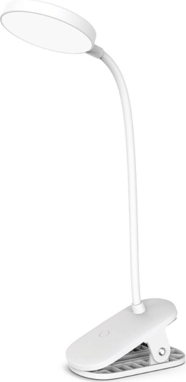 ColorWay CW-DL10FCB-W Hordozható Akkus Flexible & Clip Asztali LED lámpa 13,5 cm - Fehér ColorWay CW-DL10FCB-W Hordozható Akkus Flexible & Clip Asztali LED lámpa 13,5 cm - Fehér