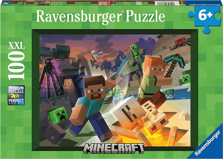 Ravensburger XXL Minecraft 100 darabos puzzle Ravensburger XXL Minecraft 100 darabos puzzle