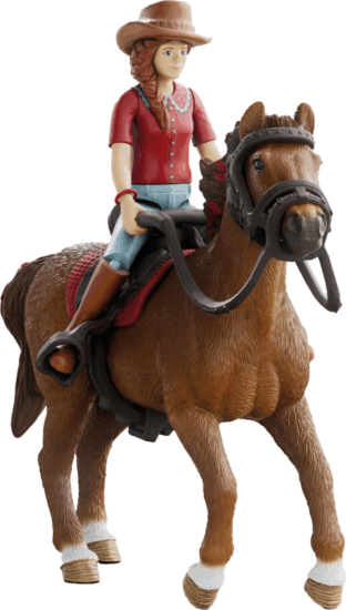 Schleich 42711 Horse Club Hannah & Cayenne figura