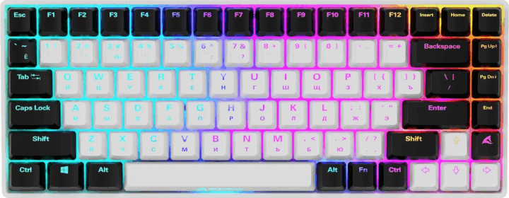 Sharkoon Skiller SGK50 S3 Mechanikus (Yellow Switch) Vezetékes Gaming Billentyűzet RU - Fehér/Fekete Sharkoon Skiller SGK50 S3 Mechanikus (Yellow Switch) Vezetékes Gaming Billentyűzet RU - Fehér/Fekete