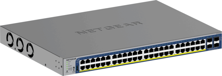 Netgear GS752TXP-300EUS Fémházas 48+4-port Gigabit Rack PoE Switch Netgear GS752TXP-300EUS Fémházas 48+4-port Gigabit Rack PoE Switch