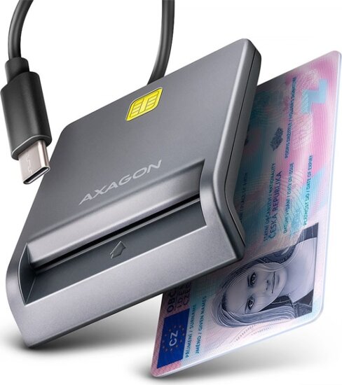 Axagon CRE-SM3TC USB-C Smart ID Card kártyaolvasó Axagon CRE-SM3TC USB-C Smart ID Card kártyaolvasó