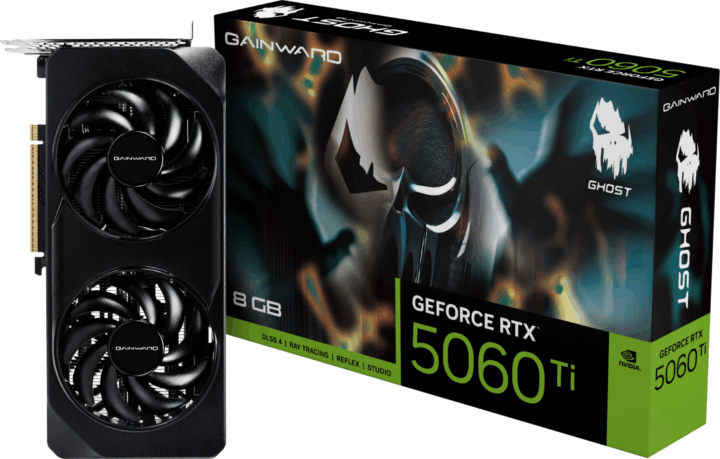 Gainward GeForce RTX 5060 Ti 8GB GDDR7 Ghost Videókártya Gainward GeForce RTX 5060 Ti 8GB GDDR7 Ghost Videókártya
