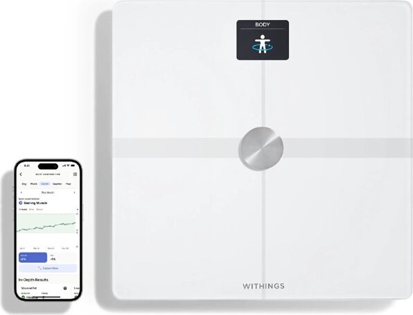 Withings Body Smart 13-White-All-Inter Okos Személymérleg Max 200kg - Fehér