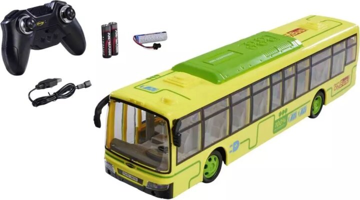 Carson Távirányítós Elektromos városi busz 38 cm - Sárga Carson Távirányítós Elektromos városi busz 38 cm - Sárga