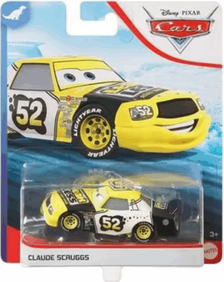 Mattel Verdák 3 Claude Scruggs kisautó - Sárga