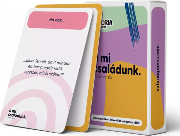 Eufória A mi családunk kártyajáték felnőtt verzió