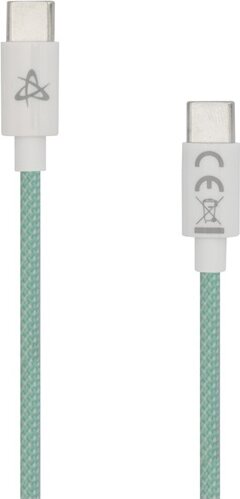 Sbox TYPE-C-1-G USB-C apa - USB-C apa Adat- és Töltőkábel 60W 1m - Zöld