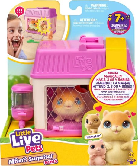 Moose toys Little Live Pets Hörcsög mama kölykökkel