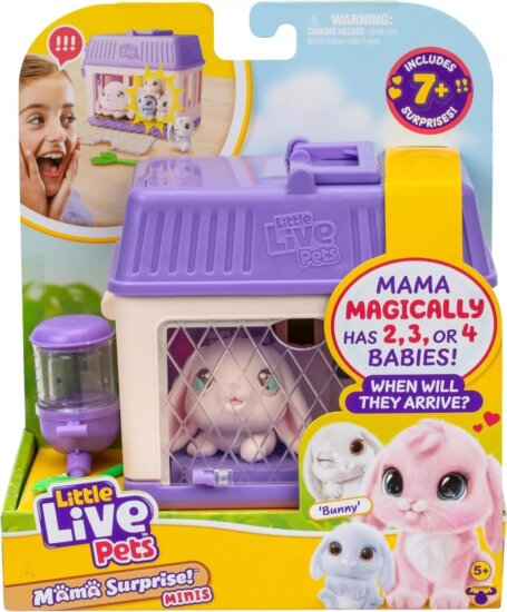 Moose Toys Little Live Pets Nyuszi mama kölykökkel