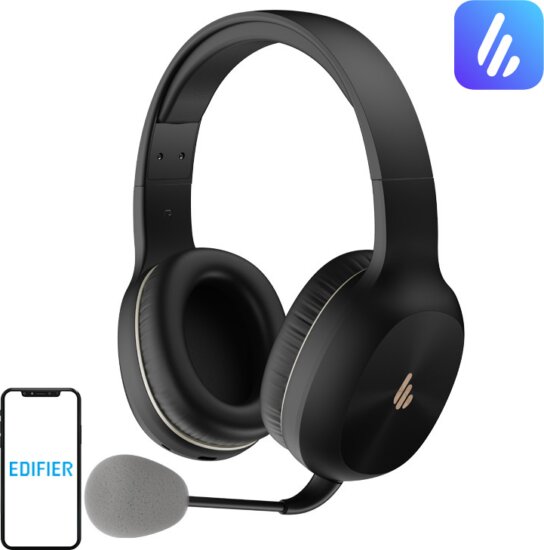 Edifier K750W Bluetooth Fejhallgató Headset - Fekete