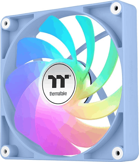 Thermaltake CT140 Reverse 140mm PWM ARGB Rendszerhűtő ventilátor 2db - Világoskék
