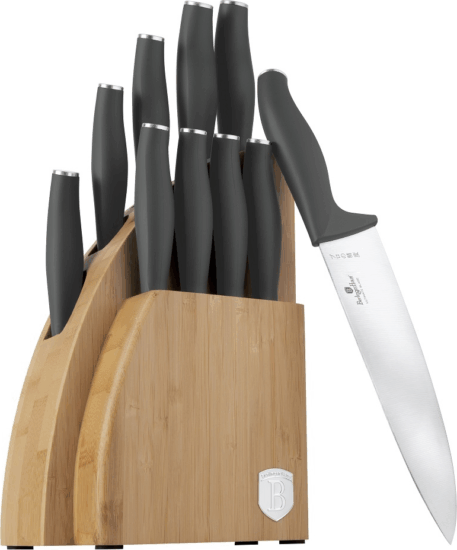 Berlinger Haus BH/2758 10 részes késkészlet bambusz állvánnyal - Matt antracit