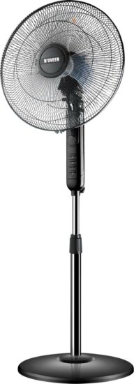 N'oveen F450 Álló ventilátor légtisztító funkcióval Ø 40cm - Fekete