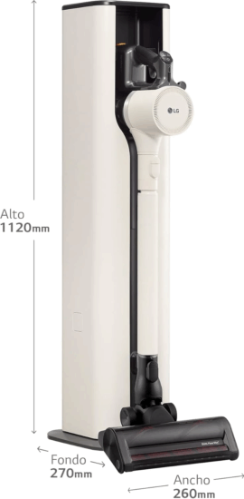 LG A9T-PRIME1C Porzsák Nélküli Akkus álló Smart porszívó 250W - Bézs