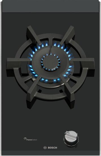 Bosch PRA3A6I10 Beépíthető 1 zónás Gáz Főzőlap - Fekete Bosch PRA3A6I10 Beépíthető 1 zónás Gáz Főzőlap - Fekete