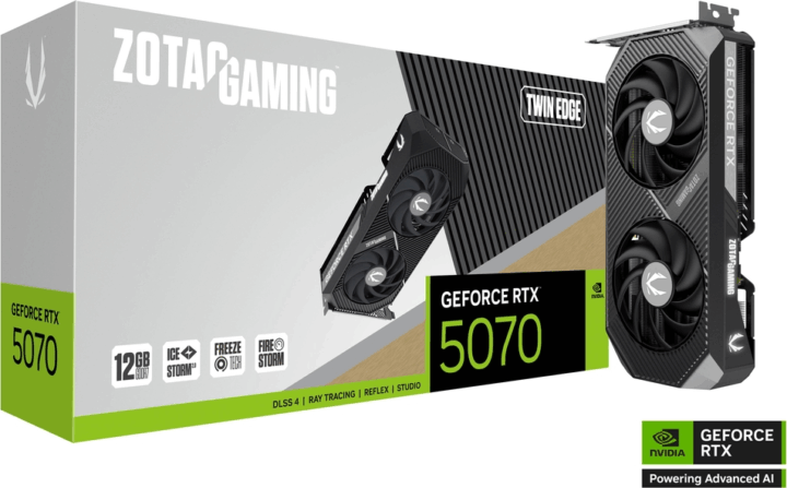Zotac GeForce RTX 5070 12GB GDDR7 Twin Edge Videókártya