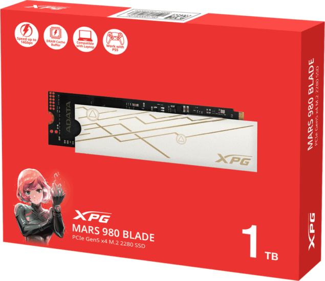 Adata 1TB XPG Mars 980 Blade NVMe PCIe M.2 SSD