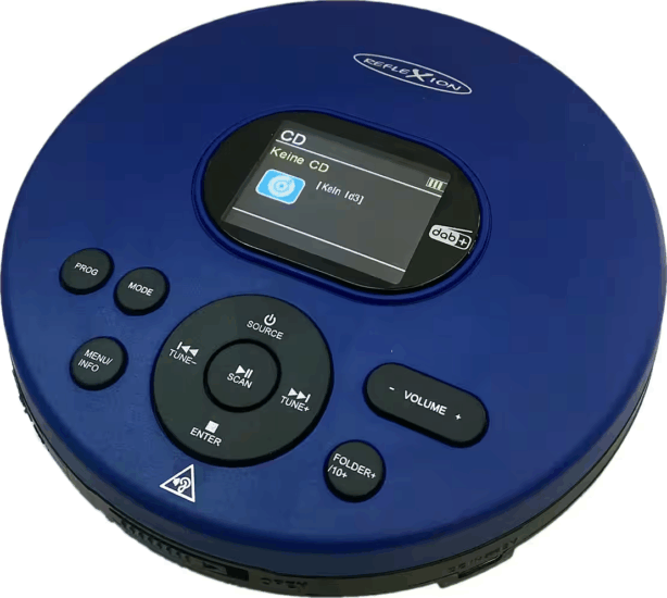 Reflexion PCD540DAB Discman Hordozható CD lejátszó - Kék