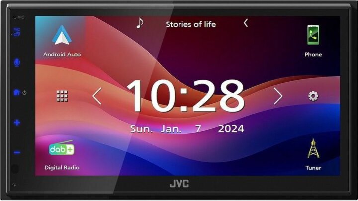 JVC KW-M695DBT Érintőképernyős 6,8" Bluetooth Autó HiFi fejegység