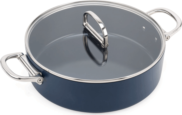 Joseph Joseph Space Kerámia Bevonatos Acél / Alumínium Lábas Ø 28cm 6.5L - Kék