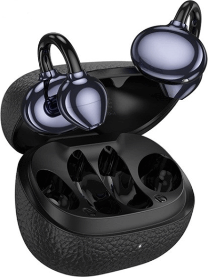 HOCO EA5 Duke III Bluetooth Fülhallgató Headset Töltőtokban - Fekete