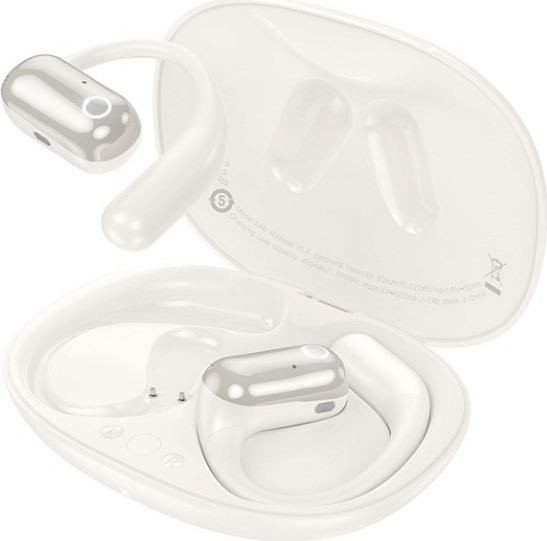 HOCO EA6 Bluetooth Fülhallgató Headset Töltőtokban - Fehér HOCO EA6 Bluetooth Fülhallgató Headset Töltőtokban - Fehér