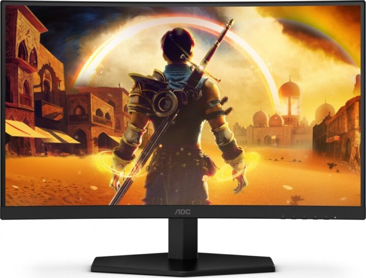 AOC 23.6" C24G42E 16:9 FullHD VA Ívelt Gaming Monitor 180Hz - Fekete