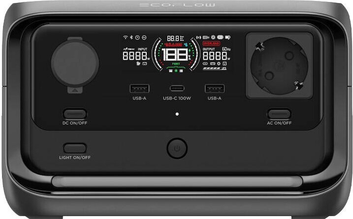 EcoFlow RIVER 3 Plus Powerstation - Hordozható Akku Állomás 286 Wh