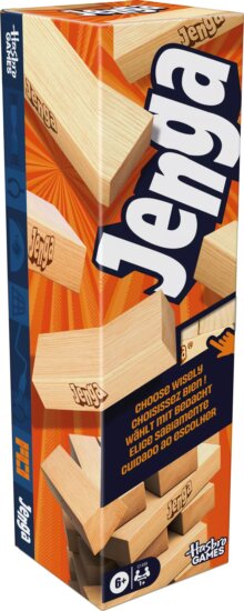 Hasbro Jenga ügyességi társasjáték digitális kockával