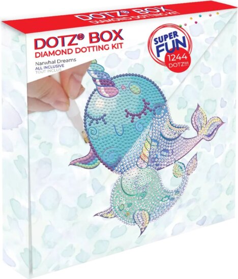 Diamond Dotz Dotz Box 1244 darabos képkészítő készlet - Narvál álom