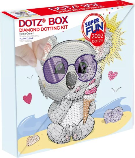 Diamond Dotz Dotz Box 2092 darabos kép készítő szett - Koala fagyi