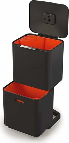 Joseph Joseph Totem Max 60 literes szelektív szemetes - Fekete