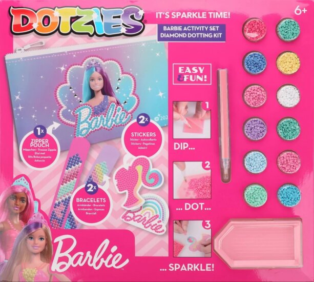 Diamond Dotz Dotzies Barbie Activity Gyémánt képkészítő szett szett