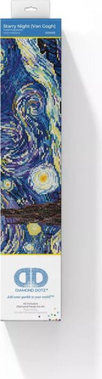 Diamond Dotz Van Gogh Csillagos éj Képkészítő szett - 51 x 40 Diamond Dotz Van Gogh Csillagos éj Képkészítő szett - 51 x 40