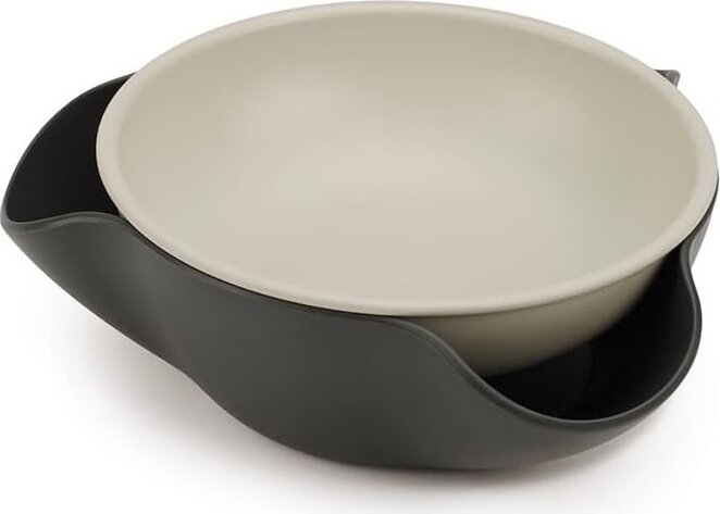 Joseph Joseph 20156 Műanyag Dupla tányéros Snack tál - Szürke