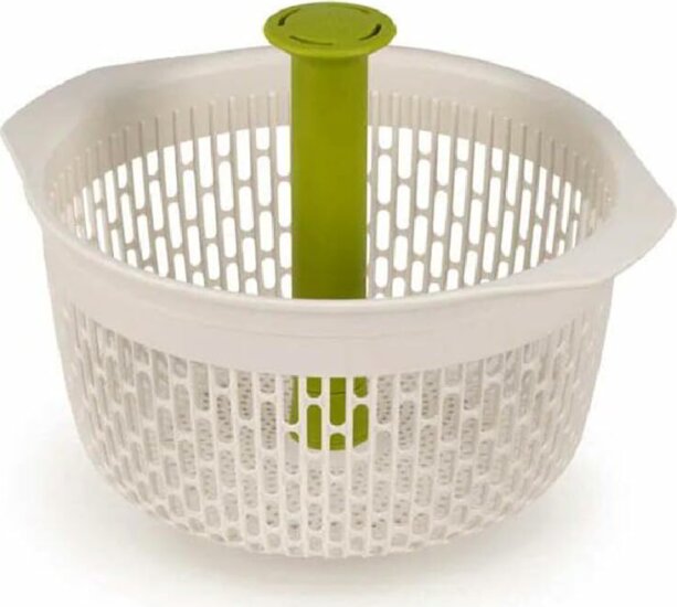 Joseph Joseph Spindola Műanyag Saláta centrifuga Ø 25cm 8.0L - Fehér / Zöld