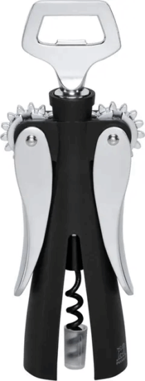 Peugeot Souverain Manuális palacknyitó - Fekete / Inox