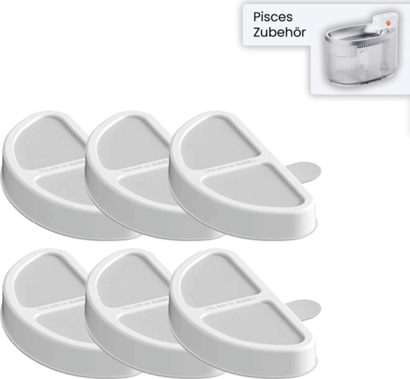 Astropet AAWF-002 Szűrőkészlet Pieces Series Itató készülékhez 6 darabos
