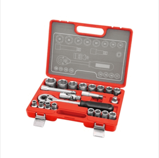 Extol Premium 6523 Racsnis dugókulcs készlet (21 db / csomag)