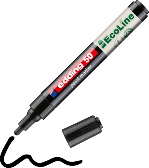 Edding 50 EcoLine 2-3mm Lakkmarker - Fekete