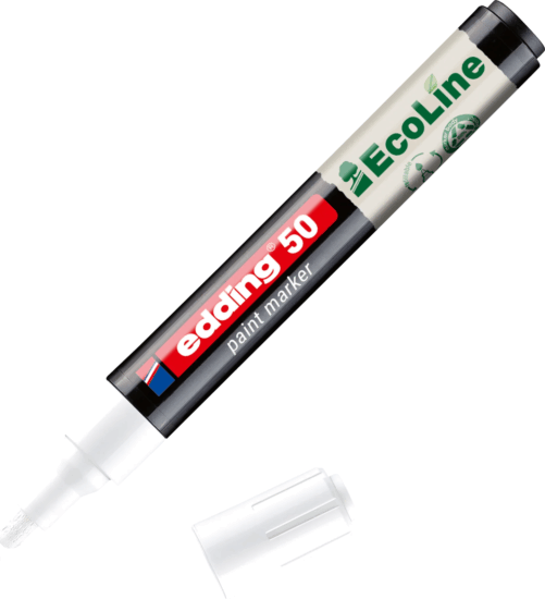 Edding 50 EcoLine 2-3mm Lakkmarker - Fehér