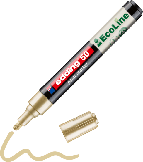 Edding 50 EcoLine 2-3mm Lakkmarker - Arany