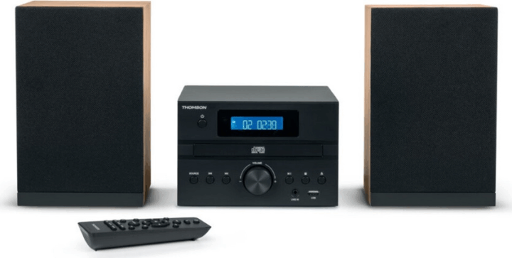 Thomson MIC123BT Mikro HiFi rendszer - Fekete / Barna