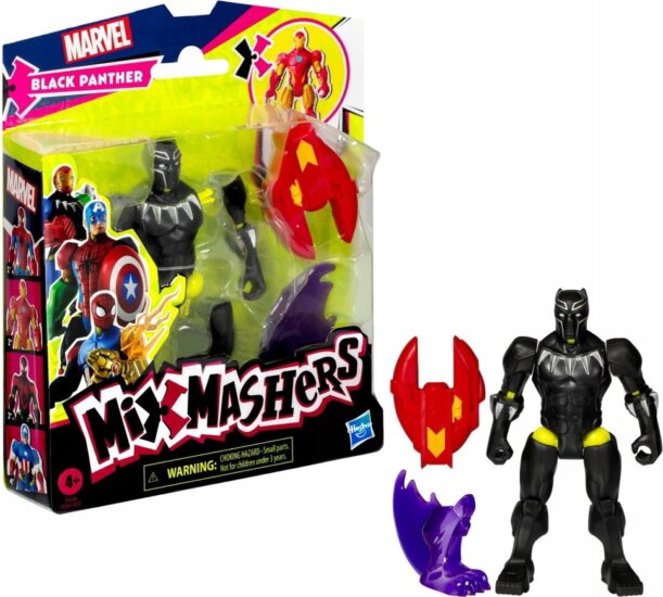 Hasbro Bosszúállók Mixmashers akciófigura - Fekete párduc 12 cm