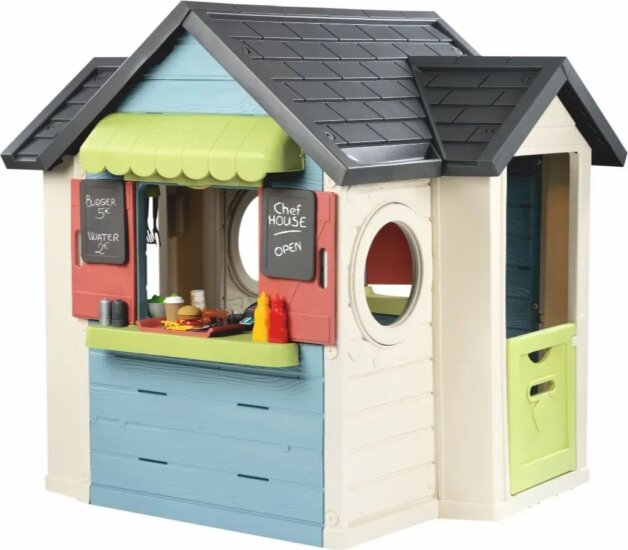 Smoby Life Gyorsétterem Műanyag kerti játszóház 124 x 132 x 135 cm Smoby Life Gyorsétterem Műanyag kerti játszóház 124 x 132 x 135 cm