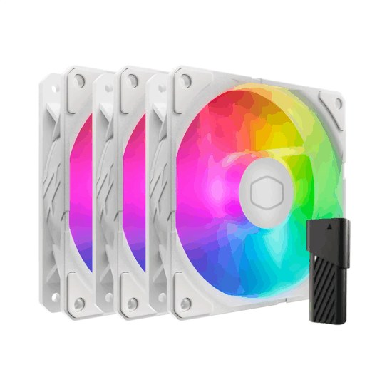 CoolerMaster SickleFlow Edge 120 ARGB Rendszerhűtő ventilátor 3in1 - Fehér CoolerMaster SickleFlow Edge 120 ARGB Rendszerhűtő ventilátor 3in1 - Fehér