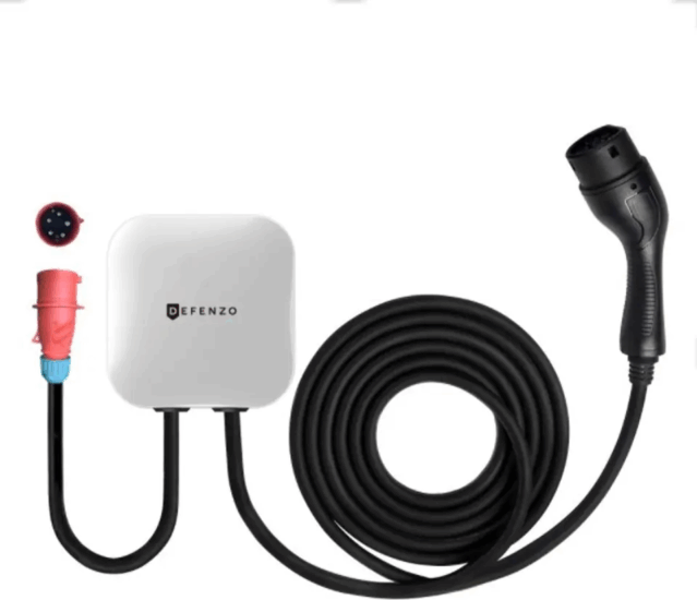 Defenzo Wallbox Home AC11 Elektromos autó fali töltő - Fekete / Fehér (11kW - 16A / 5m Type-2) Defenzo Wallbox Home AC11 Elektromos autó fali töltő - Fekete / Fehér (11kW - 16A / 5m Type-2)
