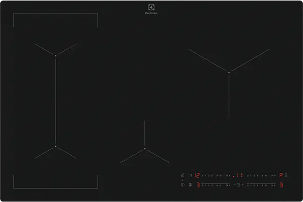 Electrolux EIV83443CT Beépíthető 4 zónás Indukciós Főzőlap 7200 Watt - Fekete