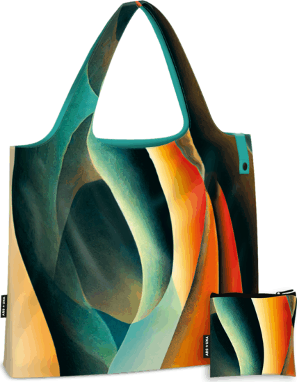 Ars Una Palm Leaf Összehajtogatható Bevásárlótáska 22L - Színes